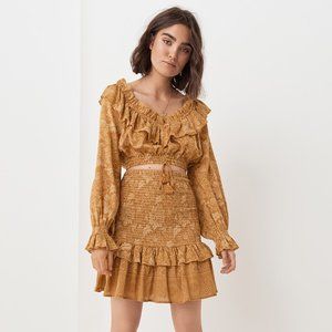 Lioness Ruched Mini Skirt